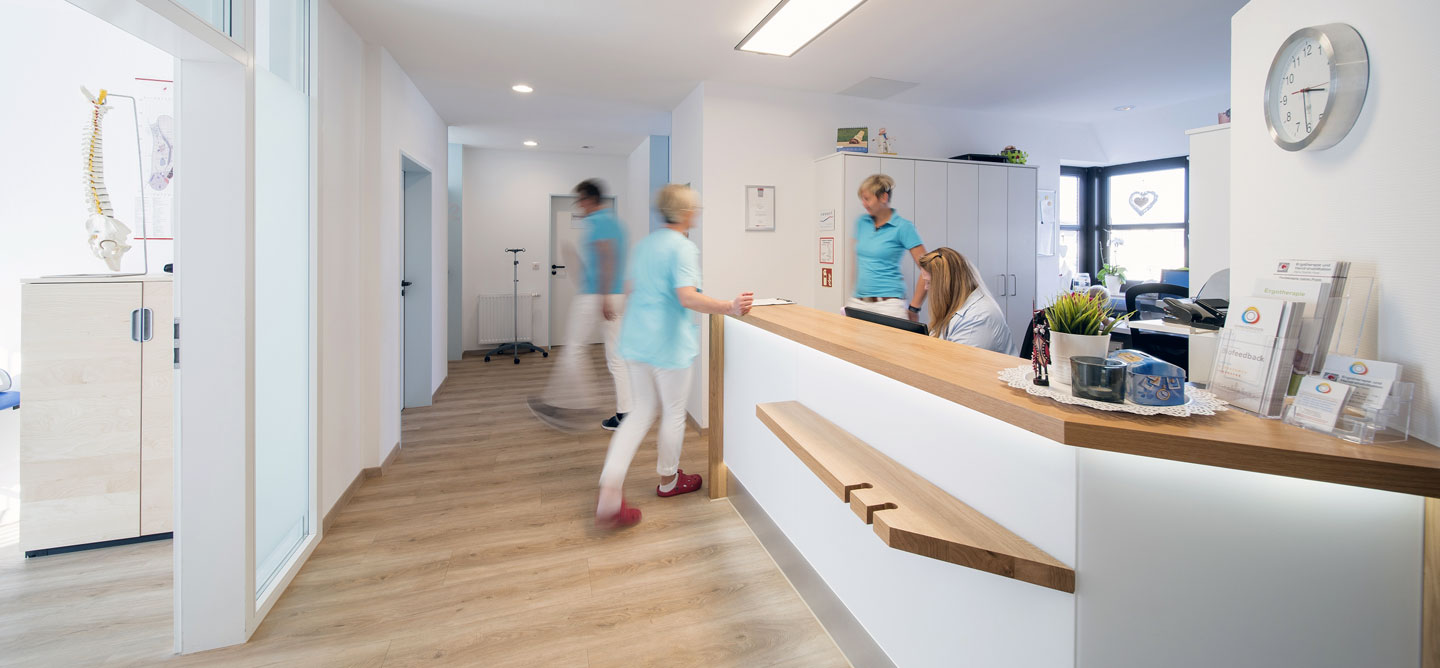 Ein Foto der Praxisrezeption